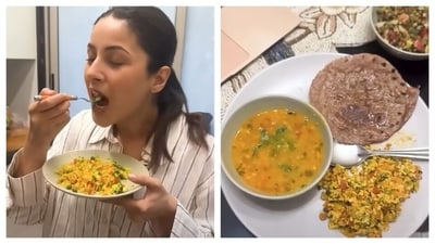 Shehnaaz Gill has shared details about her recipes and meals. (Picture courtesy: YouTube/ Times Foodie) Shehnaaz Gill has shared details about her recipes and meals. (Picture courtesy: YouTube/ Times Foodie)