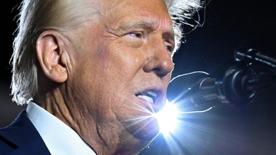 US President Donald Trump delivers an address in Las Vegas, Nevada. (AFP) US President Donald Trump delivers an address in Las Vegas, Nevada. (AFP)