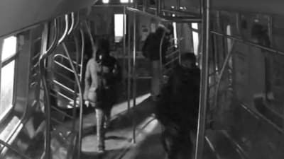 Wild video shows group of masked teens stealing NYC subway train and taking it for joyride (dcpi) Wild video shows group of masked teens stealing NYC subway train and taking it for joyride (dcpi)