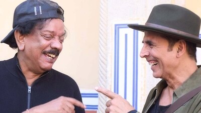 Akshay Kumar with Priyadarshan Akshay Kumar with Priyadarshan