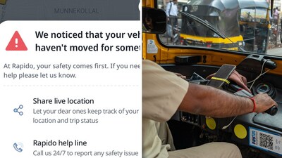 The Bengaluru man shared the screeenshot of the message he received from Rapido. (X/@unnimanga) The Bengaluru man shared the screeenshot of the message he received from Rapido. (X/@unnimanga)
