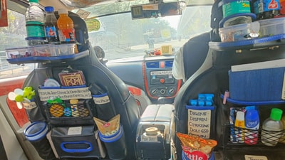 A Reddit user shared a photo of the cab while calling the service even better than some flights. (Reddit/Fancy-Past-6831 )