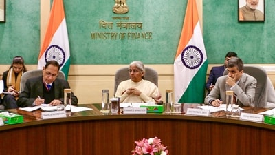 Union Finance Minister Nirmala Sitharaman chairs the sixth Pre-Budget Consultation with experts and representatives from the health and education sectors in connection with the forthcoming Union Budget 2025-26, in New Delhi. (File) (PTI) Union Finance Minister Nirmala Sitharaman chairs the sixth Pre-Budget Consultation with experts and representatives from the health and education sectors in connection with the forthcoming Union Budget 2025-26, in New Delhi. (File) (PTI)