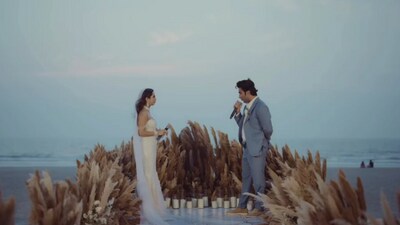 The couple expressed their feelings and promises as they embark on a new journey together. (PC: IG/@alekhaadvani) The couple expressed their feelings and promises as they embark on a new journey together. (PC: IG/@alekhaadvani)
