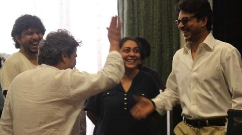 Vishal Bhardwaj with Irrfan