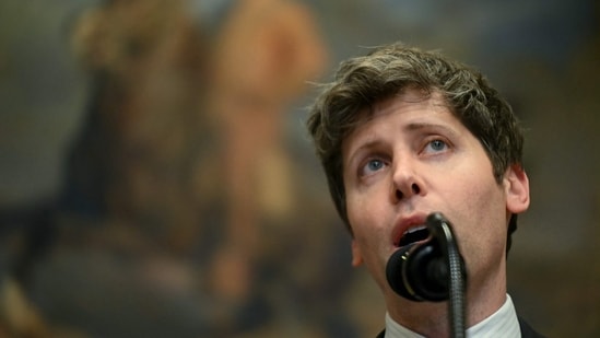 Sam Altman, the CEO of OpenAI. OpenAI had said previously that India is its second-largest market in terms of the sheer number of users after the US (AFP)