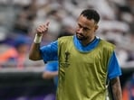 Neymar in action for Al Hilal.