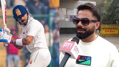 Virat Kohli had his lookalikes in the venue during Delhi's Ranji Trophy match. (PTI) Virat Kohli had his lookalikes in the venue during Delhi's Ranji Trophy match. (PTI)