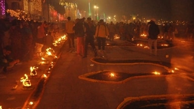 Ganga Aarti (file image) (HT Photo/Rajesh Kumar) Ganga Aarti (file image) (HT Photo/Rajesh Kumar)