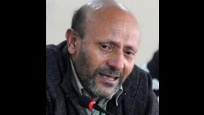 Awami Ittehad Party (AIP) workers were detained in Srinagar as they planned a day-long hunger strike to demand the release of Baramulla Lok Sabha MP and party chief Sheikh Abdul Rashid, alias Engineer Rashid, from jail as the budget session of Parliament began on Friday. (HT file photo)