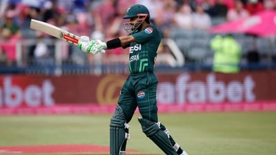 Pakistan have finally announced their squad for the upcoming Champions Trophy. Fakhar Zaman returns while Babar Azam is set for a new role. (Photo by PHILL MAGAKOE / AFP) (AFP) Pakistan have finally announced their squad for the upcoming Champions Trophy. Fakhar Zaman returns while Babar Azam is set for a new role. (Photo by PHILL MAGAKOE / AFP) (AFP)