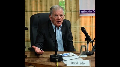David Taylor, a British political scientist and historian, shared insights into the evolving political and geopolitical landscape of Bangladesh. (HT Photo) David Taylor, a British political scientist and historian, shared insights into the evolving political and geopolitical landscape of Bangladesh. (HT Photo)