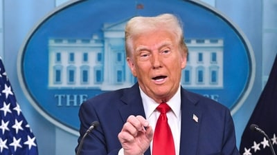 US President Donald Trump said that birthright citizenship was for the children of slaves not the whole world (AFP)