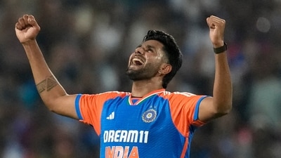 Rana gave just four runs away in the 16th over and took a wicket as well. He then gave just nine runs away in the penultimate over and took the all-important wicket of Jamie Overton.&nbsp; (AP)