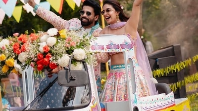 Keerthy Suresh married her long-time boyfriend Antony Thattil in a grand ceremony in Goa in December. Keerthy Suresh married her long-time boyfriend Antony Thattil in a grand ceremony in Goa in December.
