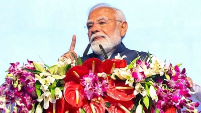 PM Modi claimed that only 20 per cent of the budget allocated to Delhi people is spent on their development. (PMO) PM Modi claimed that only 20 per cent of the budget allocated to Delhi people is spent on their development. (PMO)