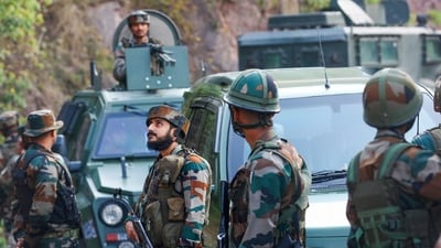 In the Poonch area of Jammu and Kashmir, two highly armed terrorists were killed as vigilant forces stopped them from trying to enter from over the Line of Control (LoC). (PTI/representative)