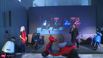 Ola Electric founder Bhavish Aggarwal and design head Kripa Ananthan reveals the Gen 3 electric scooter range Ola Electric founder Bhavish Aggarwal and design head Kripa Ananthan reveals the Gen 3 electric scooter range