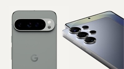 Pixel 9 Pro XL (left), Galaxy S25 Ultra (right). (Google, Samsung) Pixel 9 Pro XL (left), Galaxy S25 Ultra (right). (Google, Samsung)