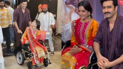 Vicky Kaushal and Rashmika Mandanna promoted Chhaava in Hyderabad. Vicky Kaushal and Rashmika Mandanna promoted Chhaava in Hyderabad.