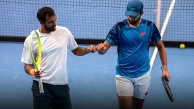 Rithvik Choudary Bollipalli with N Sriram Balaji (Indian Tennis Daily) Rithvik Choudary Bollipalli with N Sriram Balaji (Indian Tennis Daily)
