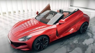 The MG Motor's' two-seater Cyberster will hit showrooms in China in 2023 before arriving in the UK and Europe in the middle of next year. (MG Motor) The MG Motor's' two-seater Cyberster will hit showrooms in China in 2023 before arriving in the UK and Europe in the middle of next year. (MG Motor)