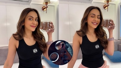 Actor Rakulpreet Singh recently posted on her Instagram with a cup of yummy hot chocolate Actor Rakulpreet Singh recently posted on her Instagram with a cup of yummy hot chocolate