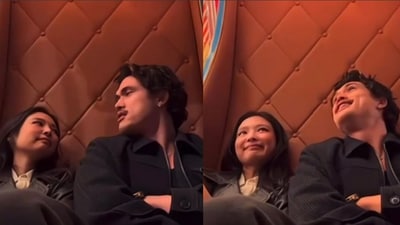 BLACKPINK's Jennie and Charles Melton BLACKPINK's Jennie and Charles Melton