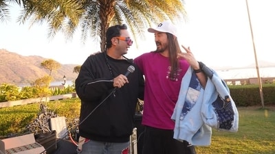 Sumit Sethi met Steve Aoki at the recently concluded birthday bash of Ashish Bhutani Sumit Sethi met Steve Aoki at the recently concluded birthday bash of Ashish Bhutani