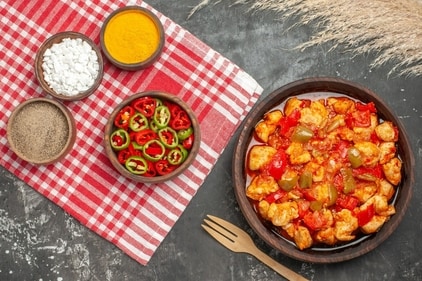 Chilli Paneer is a spicy, tangy Indo-Chinese dish with crispy paneer and peppers in chilli sauce. (Freepik) Chilli Paneer is a spicy, tangy Indo-Chinese dish with crispy paneer and peppers in chilli sauce. (Freepik)