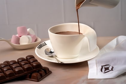 Hot chocolate at Fabelle Hot chocolate at Fabelle