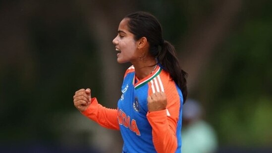 India defeated England by nine wickets to enter the final of the ICC Women's U19 T20 World Cup. (ICC - X )