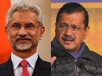 External affairs minister S Jaishankar and AAP convenor Arvind Kejriwal External affairs minister S Jaishankar and AAP convenor Arvind Kejriwal