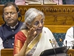 Union Finance Minister Nirmala Sitharaman presents the Union Budget 2025-26 in the Lok Sabha, in New Delhi, Saturday.