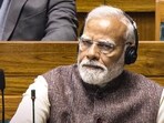 Prime Minister Narendra Modi during the presentation of the Union Budget 2025-26 in the Lok Sabha.