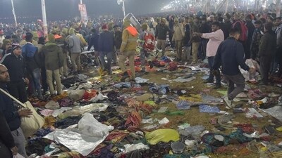 The Chief Minister's office announced on Saturday that 11 Bihar residents had died in the stampede at the Prayagraj Mahakumbh earlier this week. (Hindustan Times/Anil Kumar Maurya)