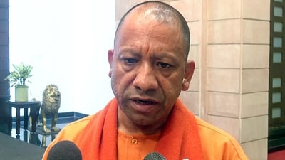 Uttar Pradesh chief minister Yogi Adityanath speaks to the media on the Maha Kumbh Stampede incident, in Lucknow on Wednesday. (ANI Photo) Uttar Pradesh chief minister Yogi Adityanath speaks to the media on the Maha Kumbh Stampede incident, in Lucknow on Wednesday. (ANI Photo)