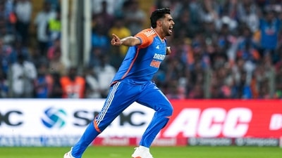 Ravichandran Ashwin questioned the on-field officials and match referee for allowing Harshit Rana to come in as a concussion substitute for Shivam Dube. (BCCI X) Ravichandran Ashwin questioned the on-field officials and match referee for allowing Harshit Rana to come in as a concussion substitute for Shivam Dube. (BCCI X)
