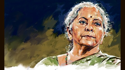 Finance minister Nirmala Sitharaman (Malay Karmakar)