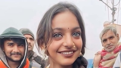 Maha Kumbh viral girl Monalisa has signed Sanoj Mishra's film The Diary of Manipur opposite Rajkummar Rao’s brother Amit Rao (Photo X) Maha Kumbh viral girl Monalisa has signed Sanoj Mishra's film The Diary of Manipur opposite Rajkummar Rao’s brother Amit Rao (Photo X)