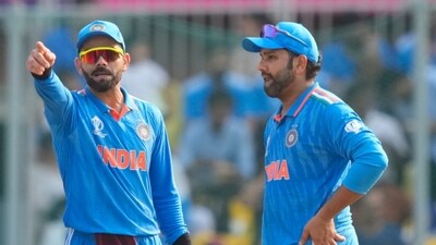 India's Virat Kohli and Rohit Sharma (AP) India's Virat Kohli and Rohit Sharma (AP)