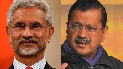 External affairs minister S Jaishankar and AAP convenor Arvind Kejriwal External affairs minister S Jaishankar and AAP convenor Arvind Kejriwal