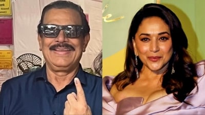 Govind Namdev and Madhuri Dixit starred together in Prem Granth. Govind Namdev and Madhuri Dixit starred together in Prem Granth.