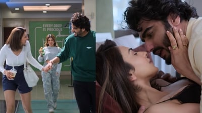 Rakul, Bhumi and Arjun in Mere Husband Ki Biwi Rakul, Bhumi and Arjun in Mere Husband Ki Biwi