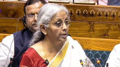 Union Finance Minister Nirmala Sitharaman presents the Union Budget 2025-26 in the Lok Sabha, in New Delhi, (Sansad TV) Union Finance Minister Nirmala Sitharaman presents the Union Budget 2025-26 in the Lok Sabha, in New Delhi, (Sansad TV)