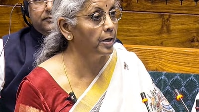 Union Finance Minister Nirmala Sitharaman presents the Union Budget 2025-26 in the Lok Sabha, in New Delhi, (Sansad TV) Union Finance Minister Nirmala Sitharaman presents the Union Budget 2025-26 in the Lok Sabha, in New Delhi, (Sansad TV)