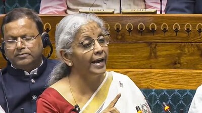 Union finance minister Nirmala Sitharaman presents the Union Budget 2025-26 in the Lok Sabha, in New Delhi. (Sansad TV) Union finance minister Nirmala Sitharaman presents the Union Budget 2025-26 in the Lok Sabha, in New Delhi. (Sansad TV)