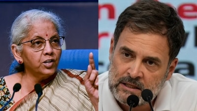 Finance minister Nirmala Sitharaman and Congress leader Rahul Gandhi Finance minister Nirmala Sitharaman and Congress leader Rahul Gandhi