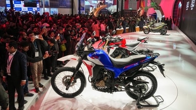 Hero MotoCorp's motorcycles, the Xtreme 250R and the Xpulse 210 are seen during its launch at the Bharat Mobility Global Expo 2025, in New Delhi, Friday, Jan. 17, 2025. (Atul Yadav/PTI) Hero MotoCorp's motorcycles, the Xtreme 250R and the Xpulse 210 are seen during its launch at the Bharat Mobility Global Expo 2025, in New Delhi, Friday, Jan. 17, 2025. (Atul Yadav/PTI)