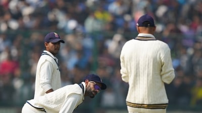 There were also Kohli lookalikes present in the venue. (PTI) There were also Kohli lookalikes present in the venue. (PTI)